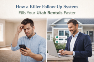 Read more about the article Don’t Let Leads Ghost You! How a Killer Follow-Up System Fills Your Utah Rentals Faster