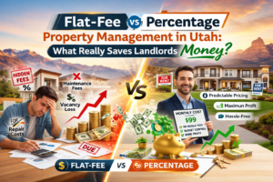 Read more about the article Flat-Fee vs Percentage Property Management in Utah: What Really Saves Landlords Money?