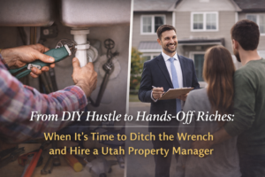 Read more about the article From DIY Hustle to Hands-Off Riches: When It’s Time to Ditch the Wrench and Hire a Utah Property Manager